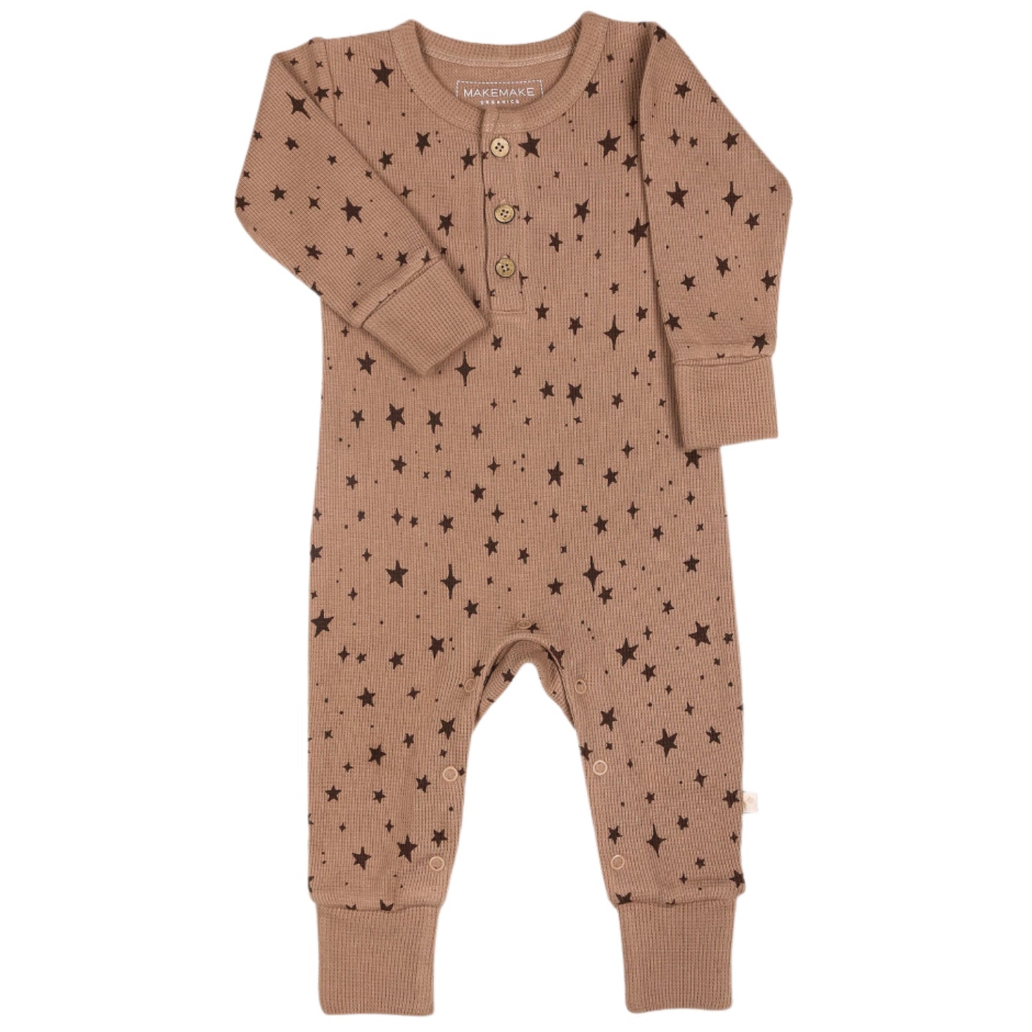 Organic Button Romper – Starstruck