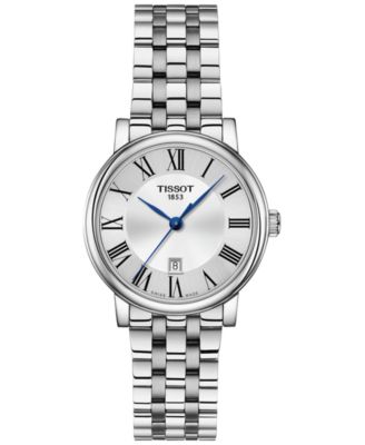 Women’s Swiss Carson Premium Stainless Steel Bracelet Watch 30mm