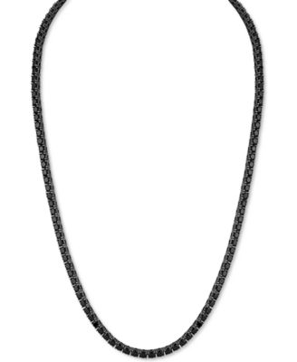 Cubic Zirconia (4mm) Tennis Necklace 22″ (Also in Black Spinel), Created for Macy’s