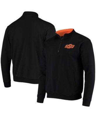 Men’s Black Oklahoma State Cowboys Tortugas Logo Quarter-Zip Jacket