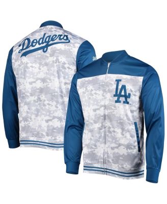 Men’s Royal Los Angeles Dodgers Camo Full-Zip Jacket