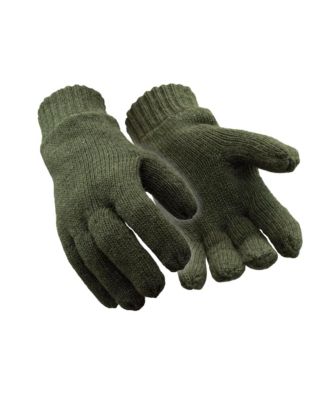 Men’s Warm Fleece Lined Insulated Ragg Wool Gloves