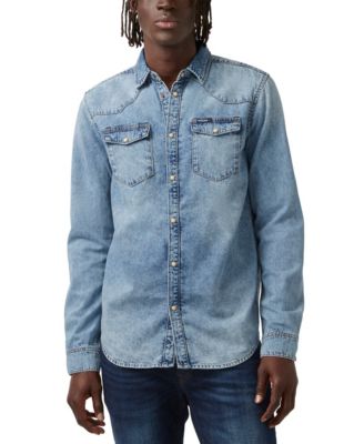 Men’s Sheldon Long Sleeve Denim Shirt