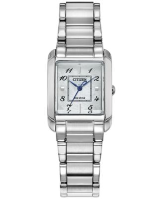 Eco-Drive Women’s Bianca Stainless Steel Bracelet Watch 28mm