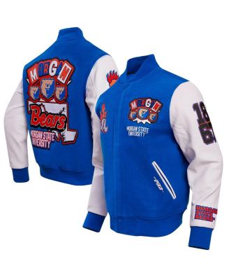 Men’s Royal Morgan State Bears Homecoming Varsity Full-Snap Jacket