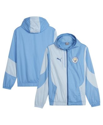 Men’s Blue Manchester City 2023/24 Pre-Match Full-Zip Hoodie Jacket