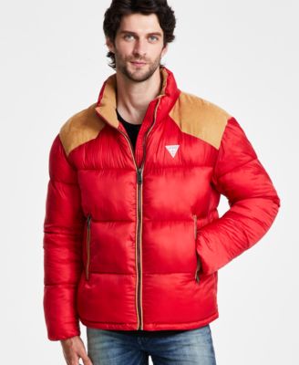 Men’s Larry Fabric Block Puffer Jacket