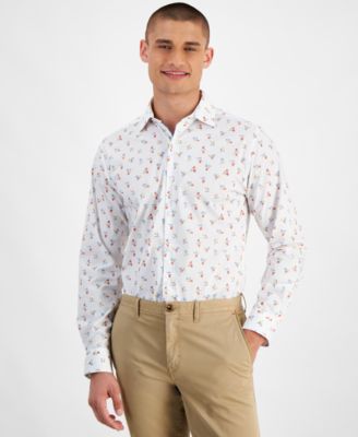 Men’s Slim-Fit Loni Bouquet Floral Dress Shirt, Created for Macy’s