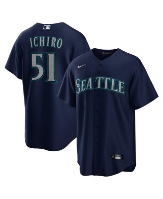 Men’s Ichiro Suzuki Seattle Mariners Replica Player Jersey