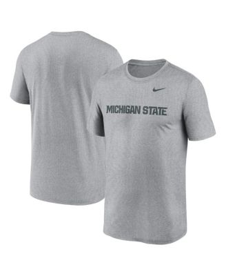 Men’s Heather Gray Michigan State Spartans Primetime Legend Wordmark T-Shirt