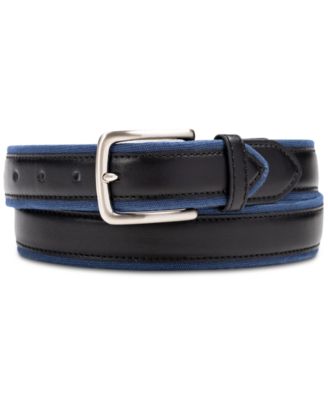 Men’s Canvas Overlay Belt, Created for Macy’s