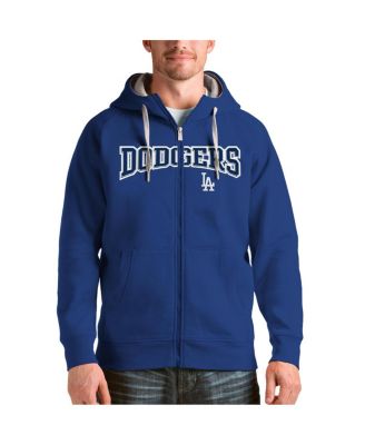 Men’s Royal Los Angeles Dodgers Team Logo Victory Full-Zip Hoodie