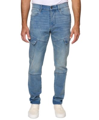 Lazer Skinny Fit Cargo Moto Stretch Jean  <br>Men’s Moto Stretch Cargo Skinny Jeans