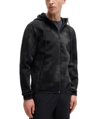 Men’s Reflective Artwork Zip-Up Hoodie