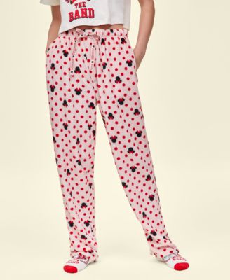 Adult Unisex Minnie Mouse Plush Fleece Pants, Exclusively at Macy’s