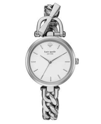 Women’s Holland Three-Hand Silver-Tone Watch 34mm