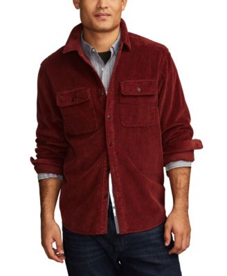 Men’s Big Cord Long Sleeve Utility Shirt