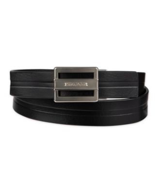 Men’s Flex Stretch Cut Out Plaque Compression Buckle Belt