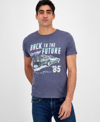 Men’s Back To The Future Relaxed-Fit Graphic T-Shirt