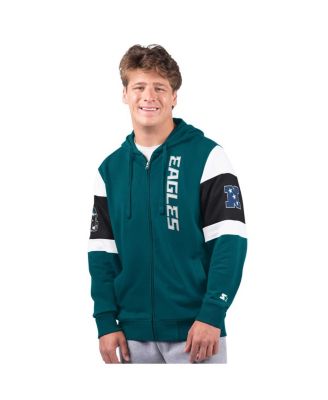 Men’s Midnight Green Philadelphia Eagles Extreme Full-Zip Hoodie