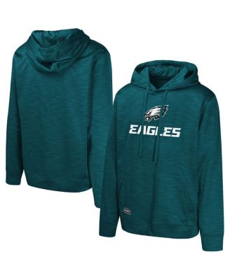 Men’s Midnight Green Philadelphia Eagles Streak Fleece Pullover Hoodie