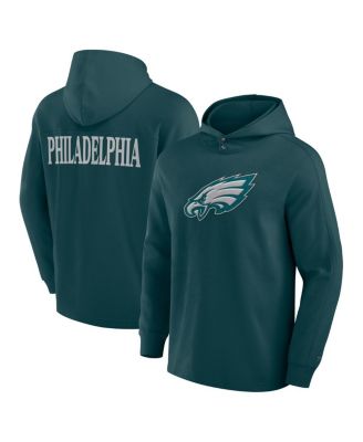 Men’s Midnight Green Philadelphia Eagles Elements Blaze Tri-Blend Long Sleeve Hoodie T-Shirt