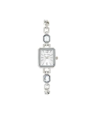 Women’s Shiny Silver Metal Alloy Analog Watch, 16mm