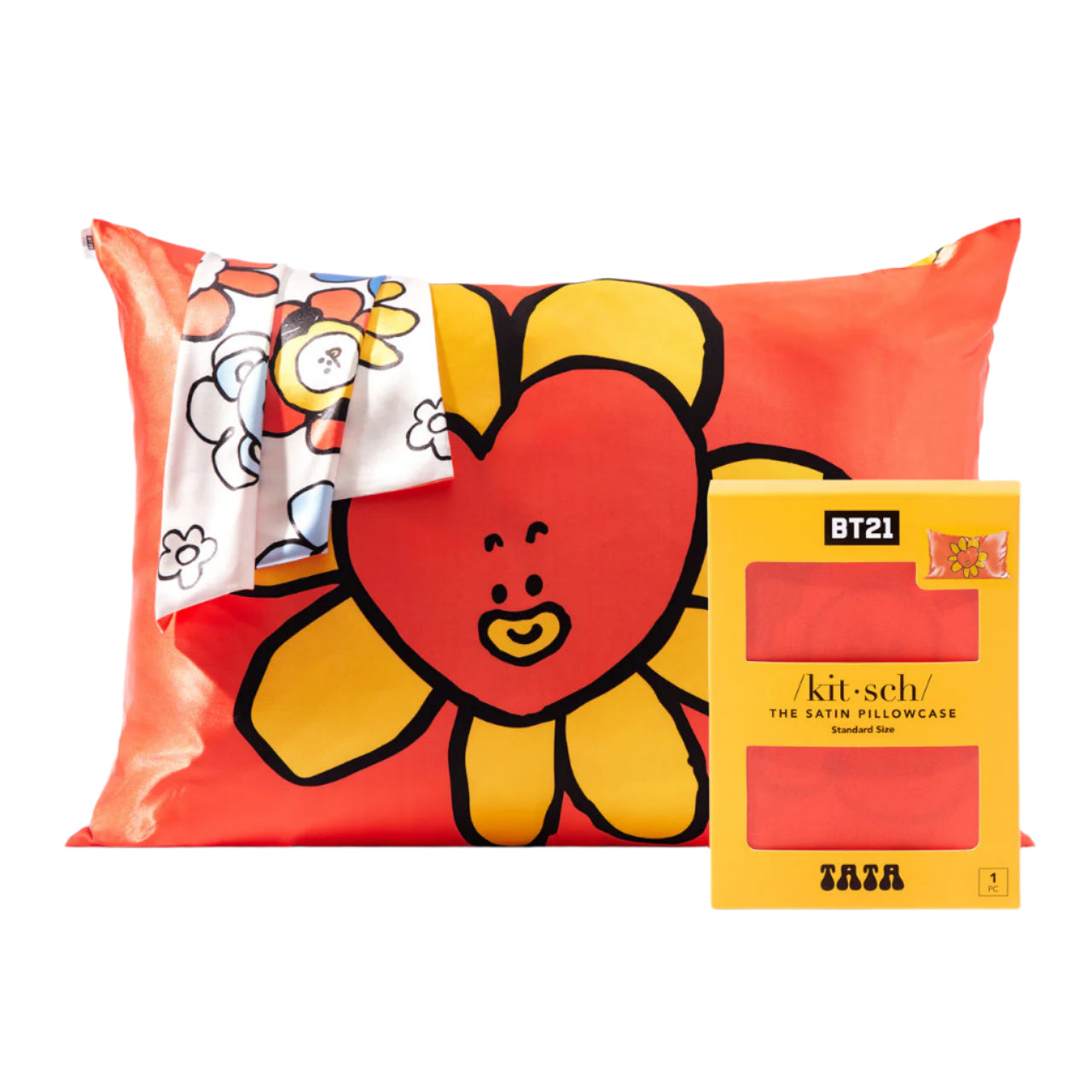 BT21 meets Kitsch Satin Pillowcase – TATA