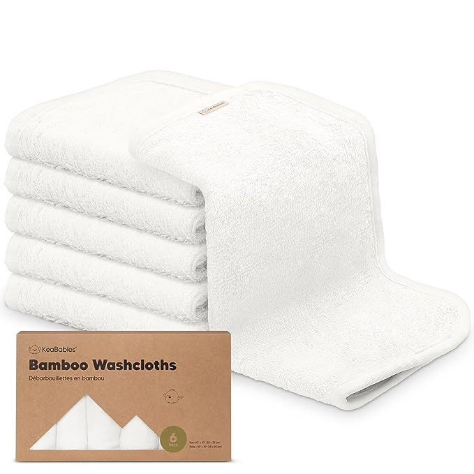 6-Pack Organic Baby Washcloths