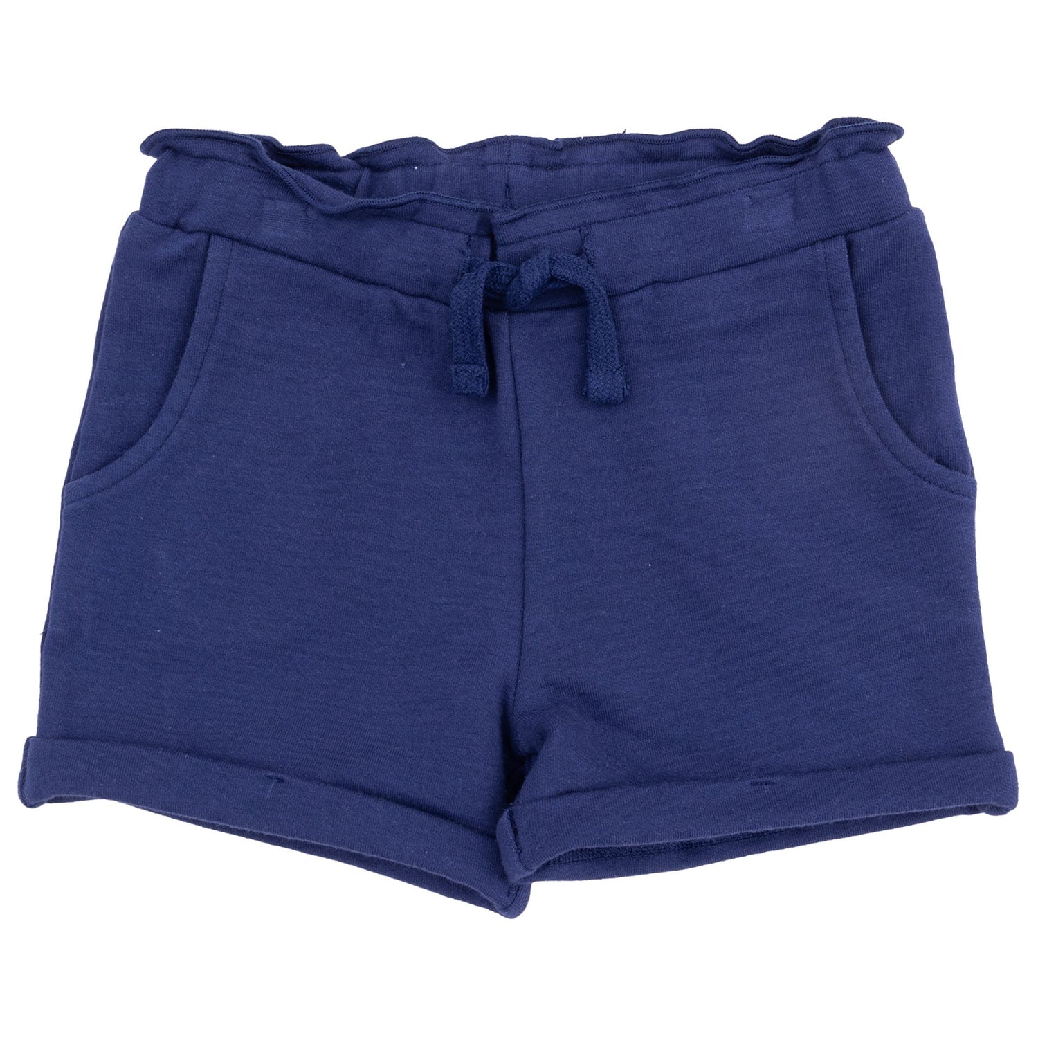 French Terry Paperbag Shorts – Navy