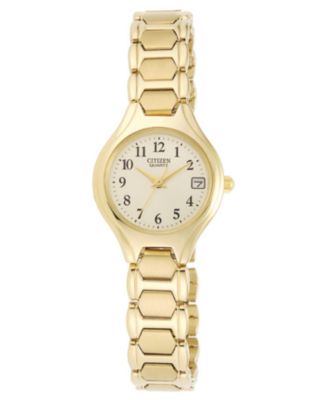 Women’s Gold-Tone Stainless Steel Bracelet Watch 23mm EU2252-56P