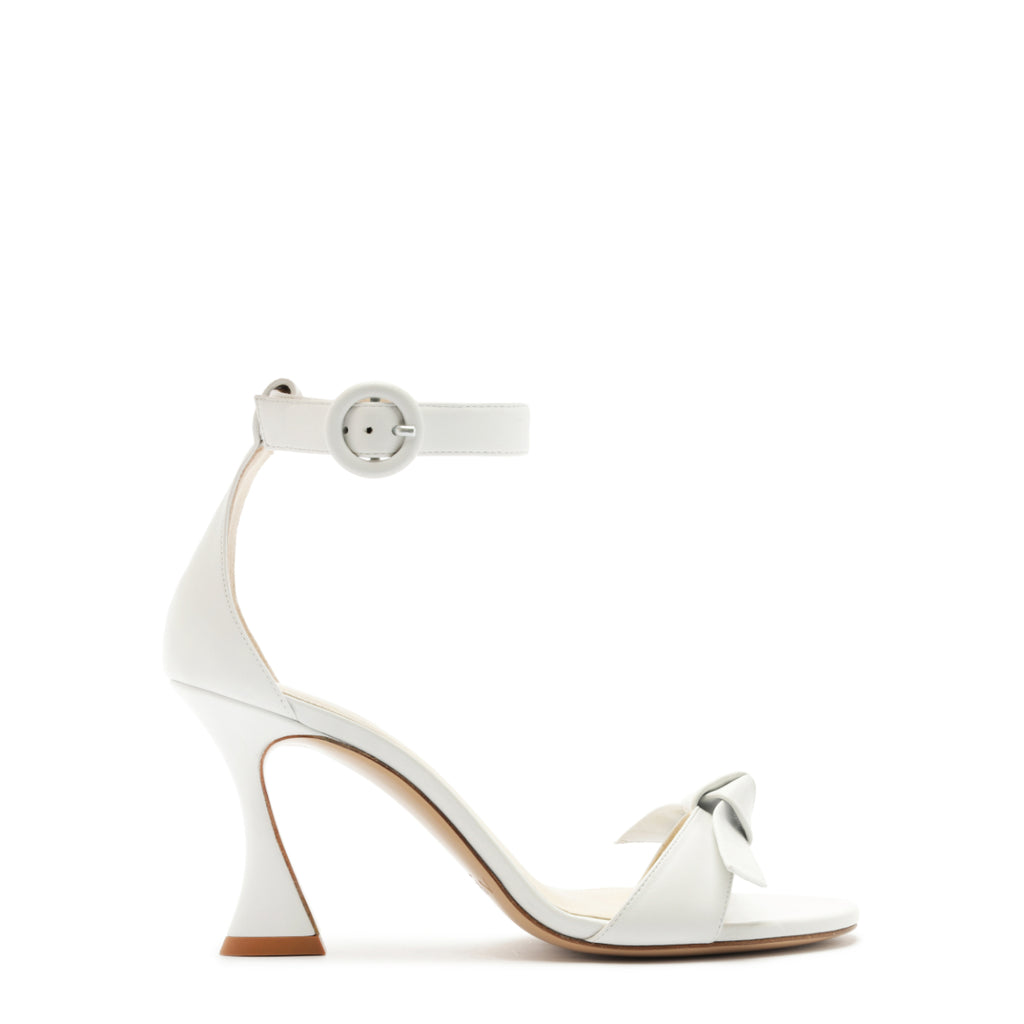 Clarita Buckle 85 in White