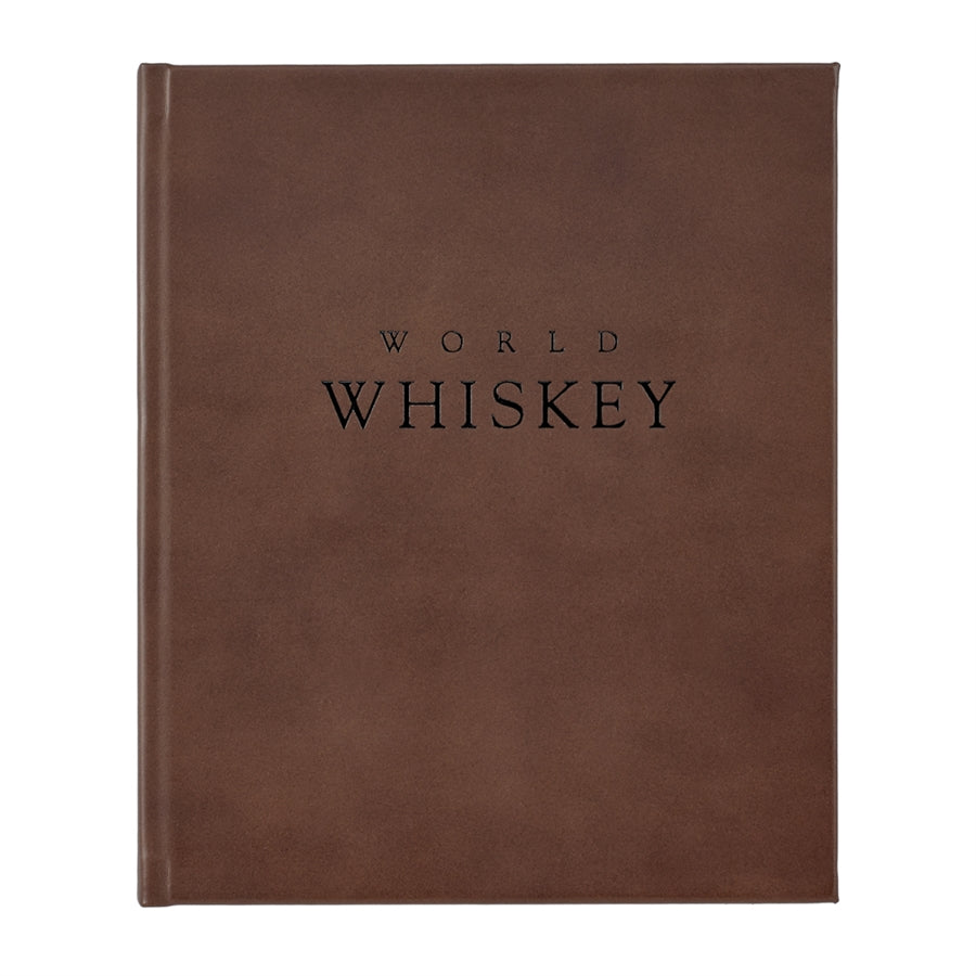 World Whiskey Book in Bonded Leather