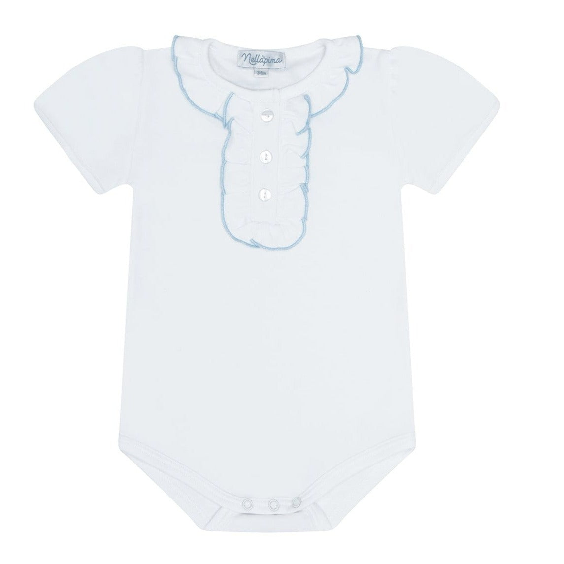 Ruffle Short Sleeve Onesie