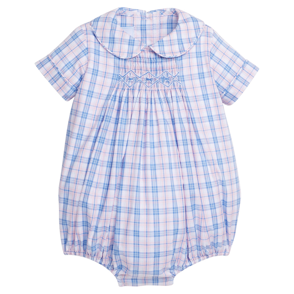 Chest Smocked Bubble Albany Plaid