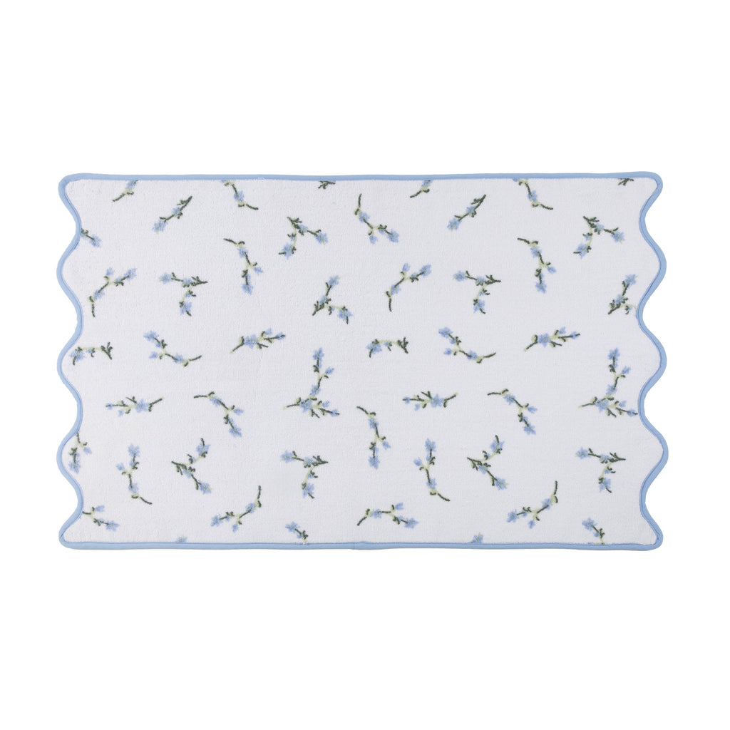 OTM For Kassatex: Floral Scallop Bath Mat