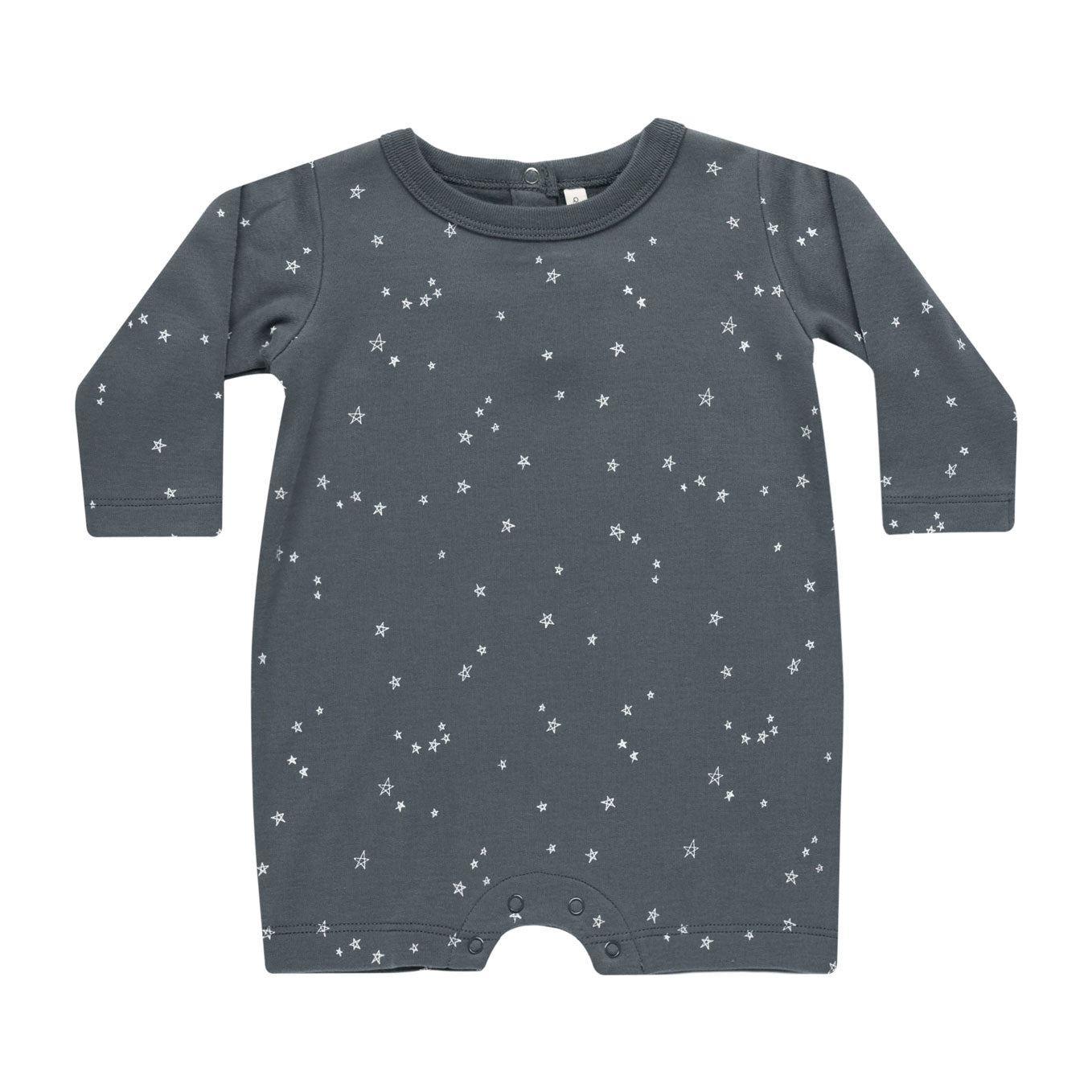 Long Sleeve Romper – Stars – Indigo – FINAL SALE