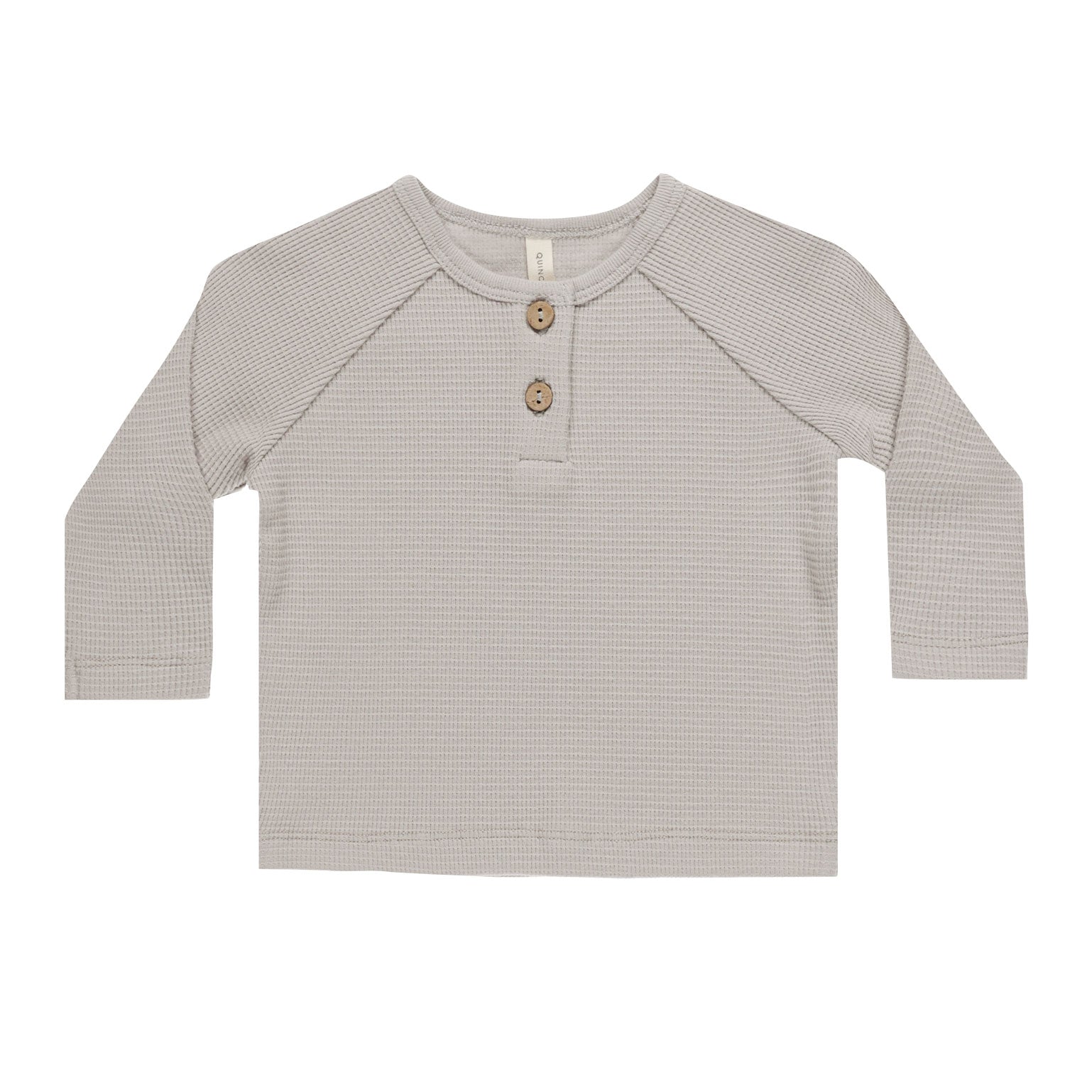 Henley Knit Top – Fog – FINAL SALE