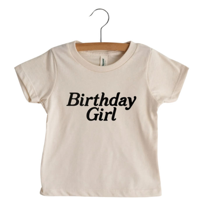 Birthday Girl Organic Kids Tee