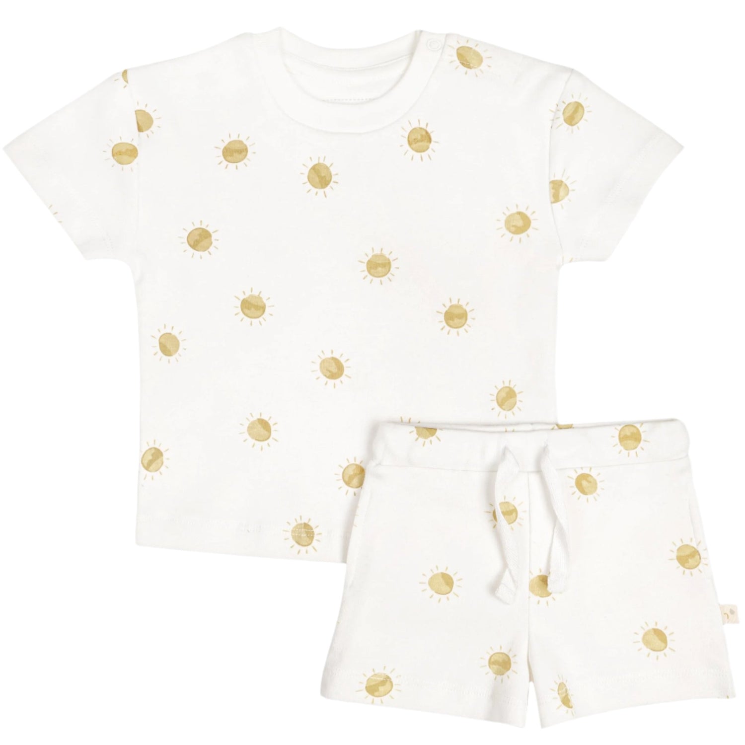 Organic Baby Toddler T-shirt and Shorts Set – Sunshine