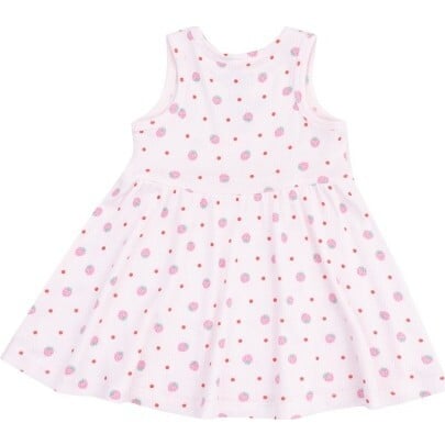 Tank Dress and Bloomer, Strawberry Swiss Dot