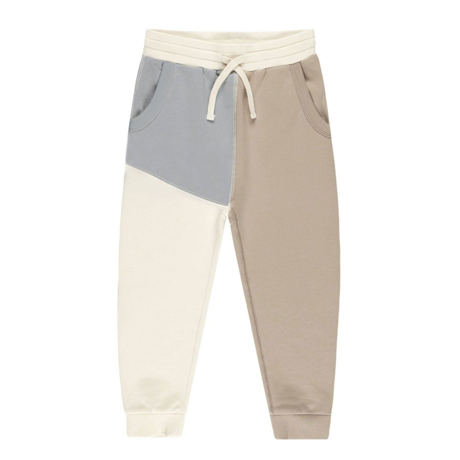 Freestyle Sweatpant – Color Block – Natural