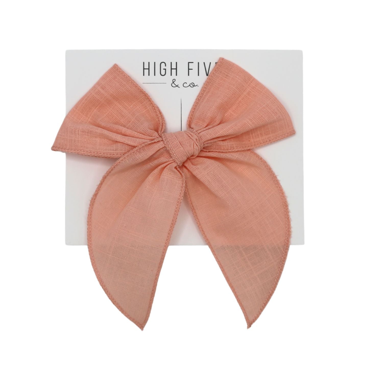 Linen Fable Bow Clip