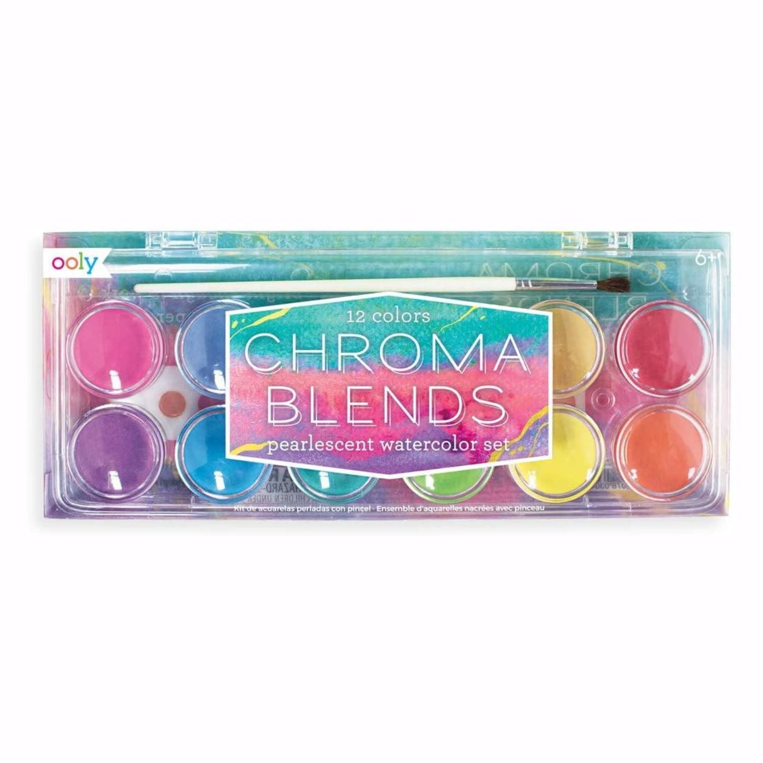 Chroma Blends Pearlescent Watercolors – 13 Piece Set