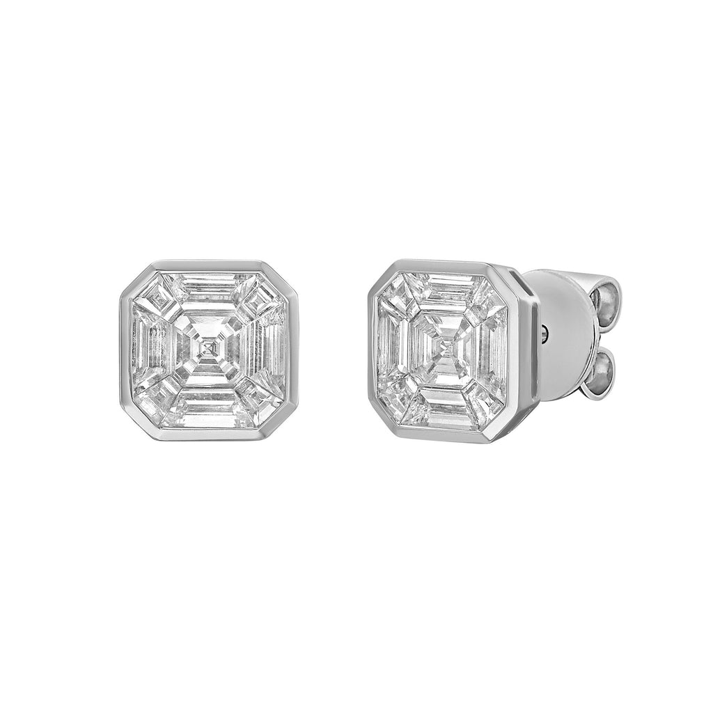 Paradis Diamond Stud Earrings